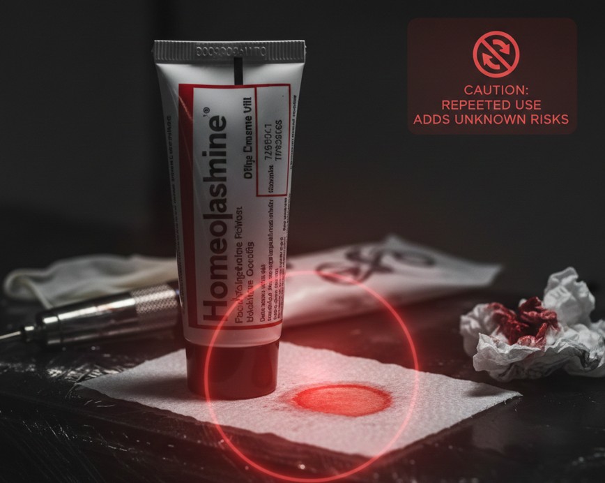 Mise en garde Homéoplasmine Acide Borique tatouage usage ponctuel pour cicatrisation